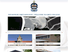 Tablet Screenshot of greycollege.co.za
